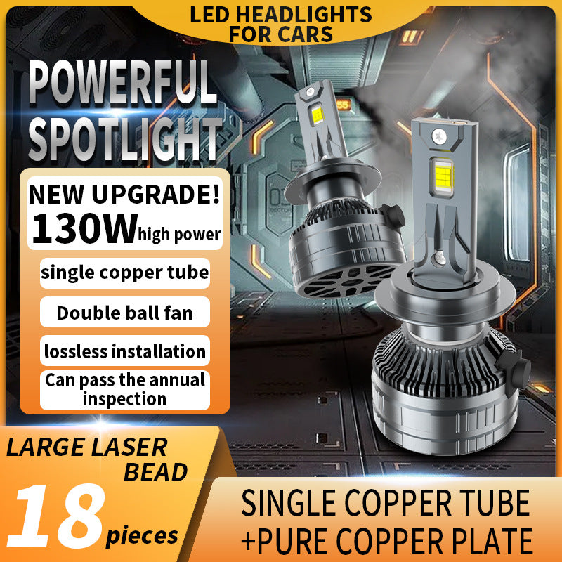 130W LED Car Headlight Bulbs – 2 Pack
